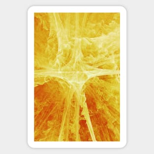 Star Light Fire Burst Abstract Artwork Sticker